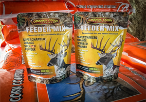 Realtree Orange Corn Feeder Mix - TREATS UP TO 300 LBS -  FREE SHIPPING AVAILABLE
